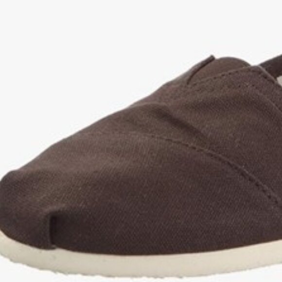 NEW Toms  womens Classics Brown Canvas Loafers slip-ons size 5 - Picture 9 of 12